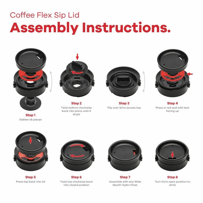 Wide Mouth Flex Sip™ Lid image 9