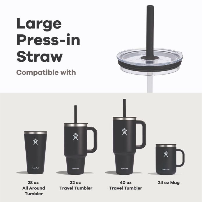 Large Press-In Straw Lid image 2