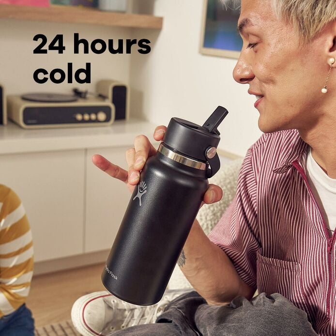 32 oz Wide Mouth with Flex Straw Cap image 60