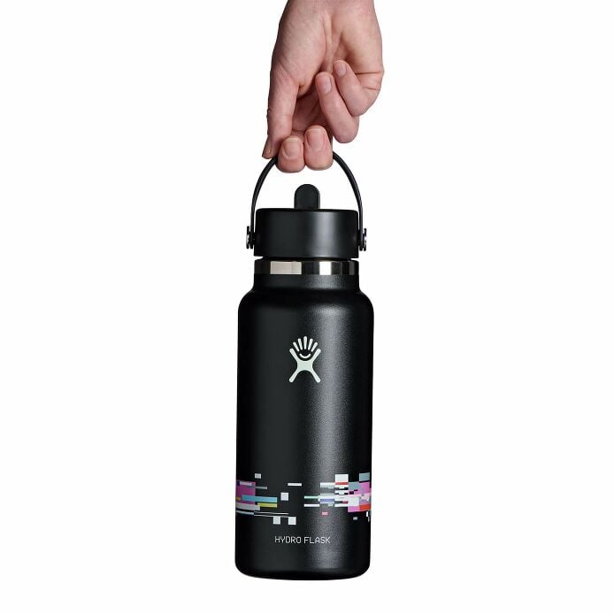 Glitch Collection - 32 oz Bottle with Flex Straw Cap image 3