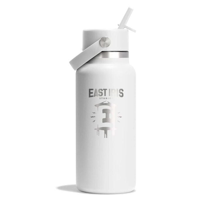 32 oz WM Flex Straw Bottle Hydro Flask East Iris Studios image 1