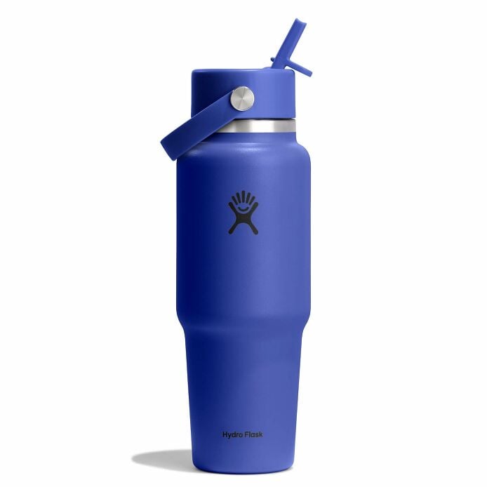 32 oz Travel Bottle with Flex Straw Cap image 1